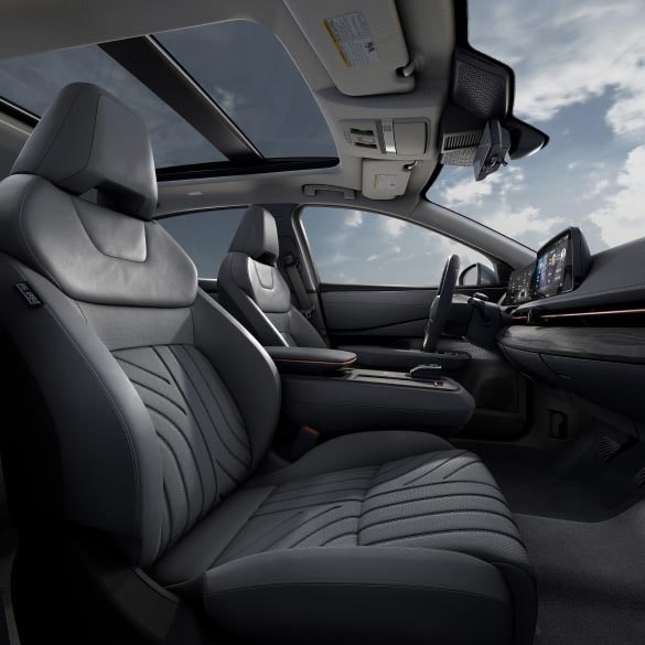 Nissan leather interior seats