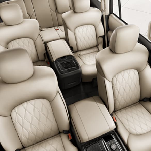 2024 Nissan Armada interior view of all three rows