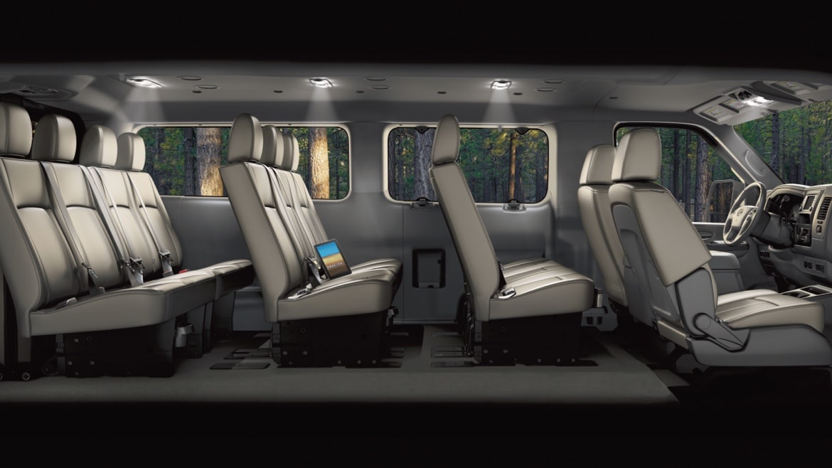Nissan NV Passenger seating configurations