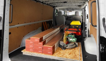 Nissan NV Cargo interior and cargo space