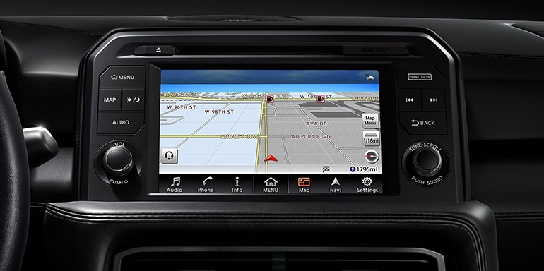 2024 Nissan GT-R Nissan Navigation System screen.