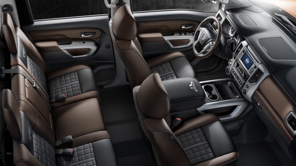 Nissan Titan XD interior.