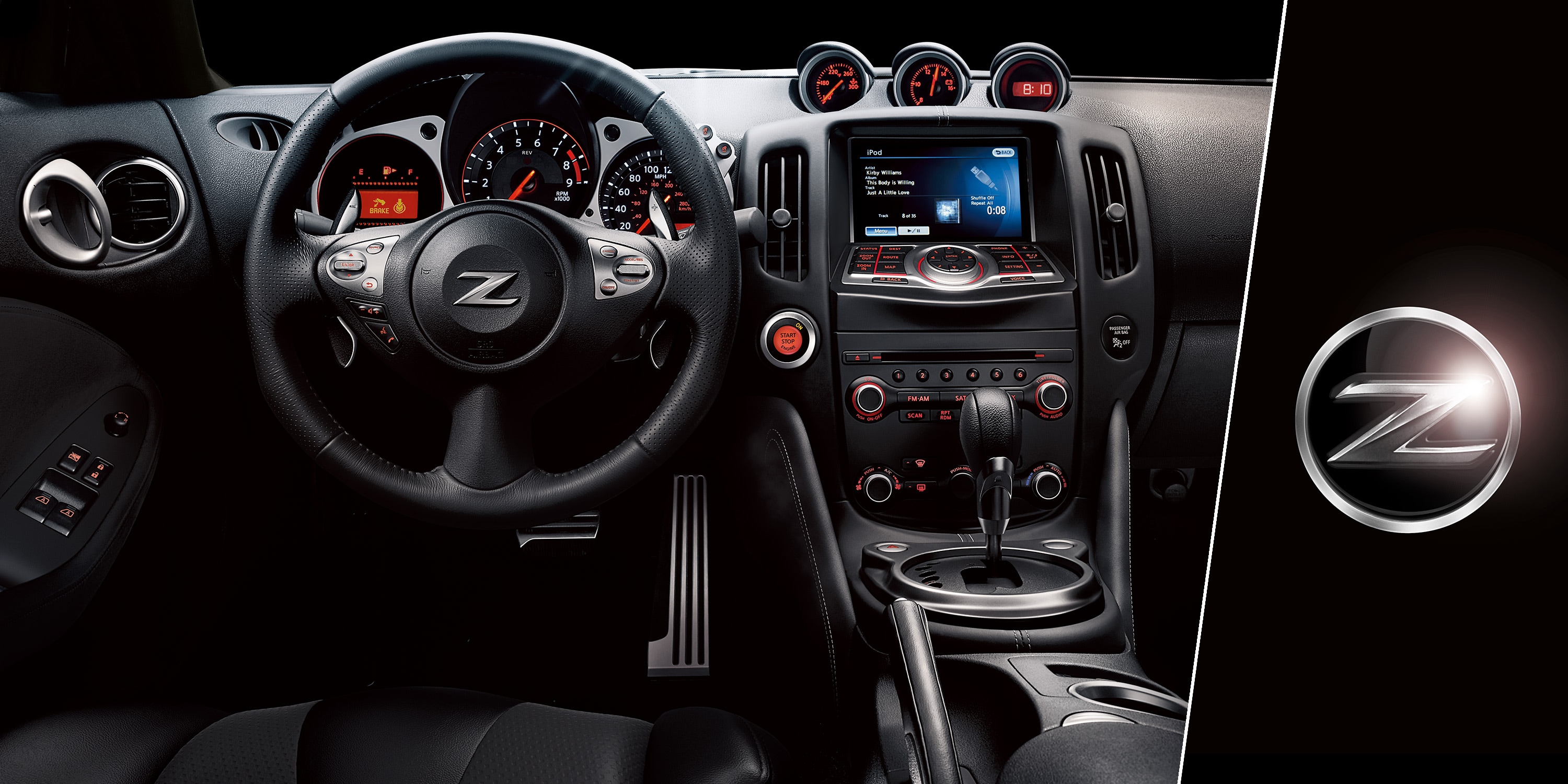 Nissan 370Z Roadster 3-layer interior design