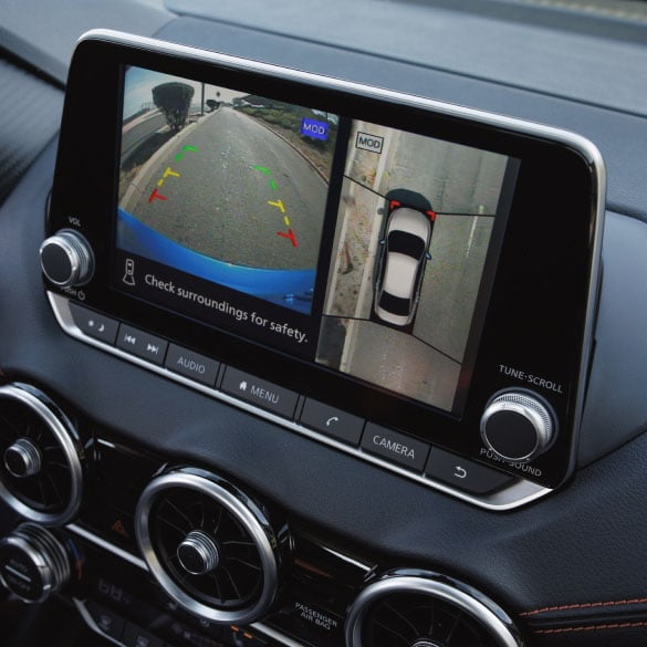 Nissan intelligent Around View Monitor safety technology.