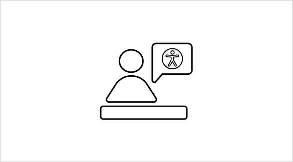 Nissan Customer Accessibility Support Icon
