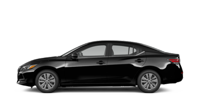 Driver side view of a 2023 Sentra® in Super Black