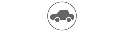 Icon showing a car