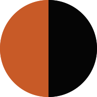 Two-tone Monarch Orange Metallic / Super Black