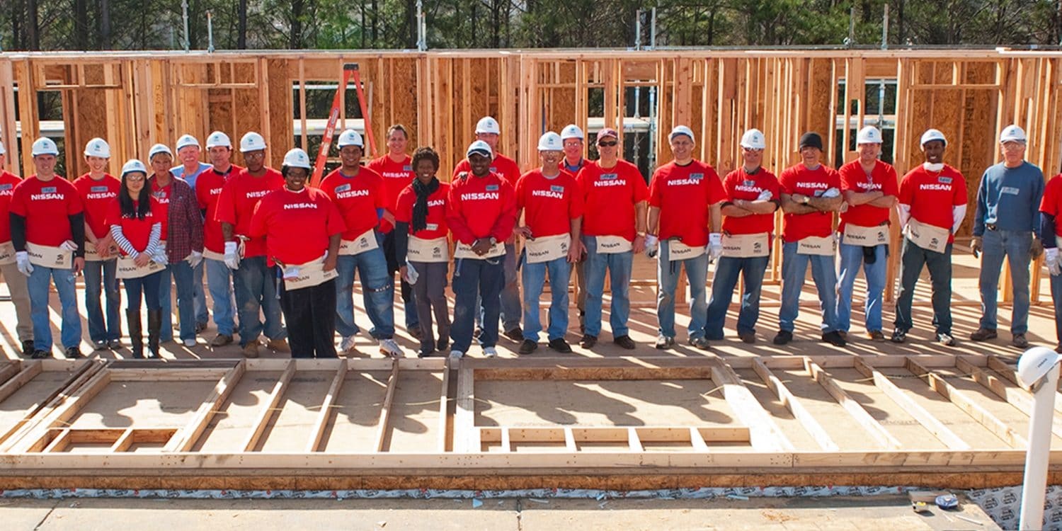 Nissan Partners with Habitat for Humanity