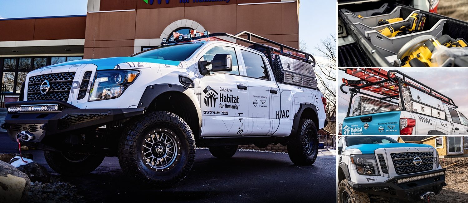 Custom Nissan TITAN truck for Habitat for Humanity