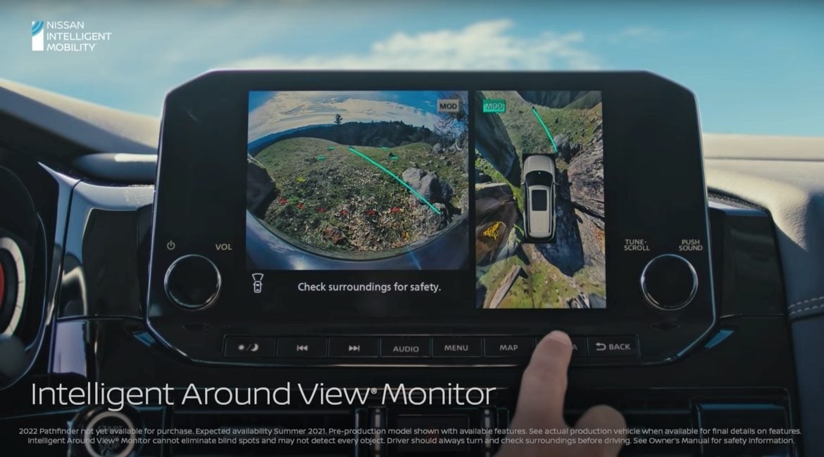 Nissan Intelligent Around View Monitor Video