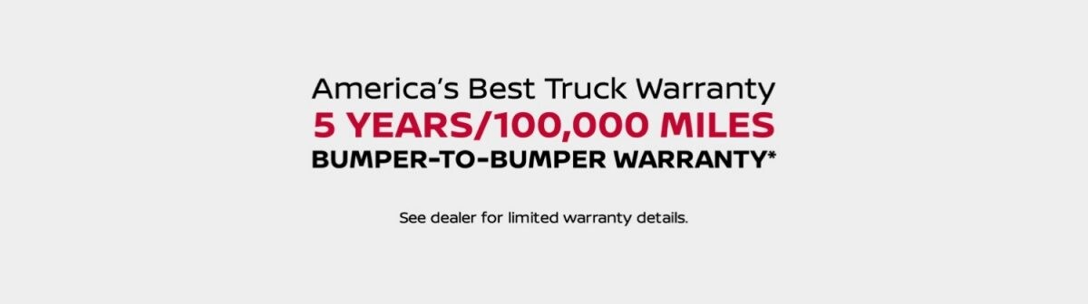 Nissan Americas Best Truck Warranty
