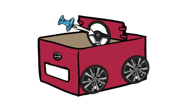 How To Make A Cardboard Box Car Step 7