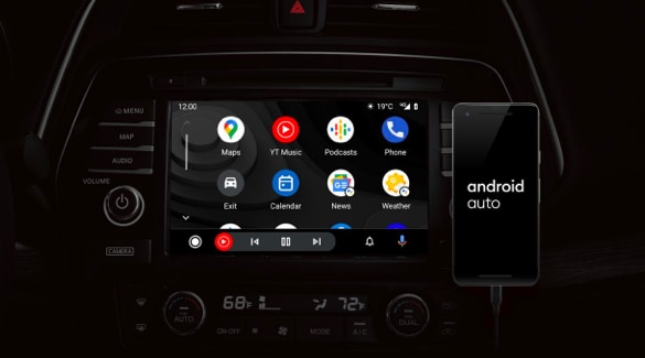 Touchscreen Displaying Android Auto