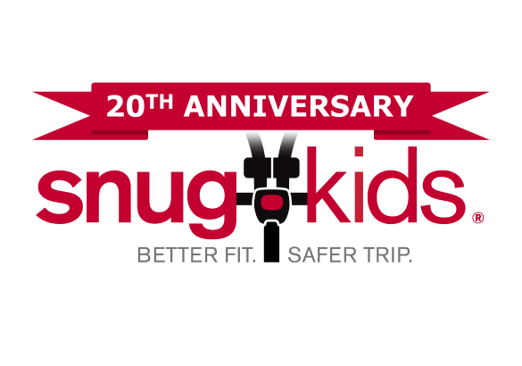 Logo for Snug Kids' 20th anniversary celebration.