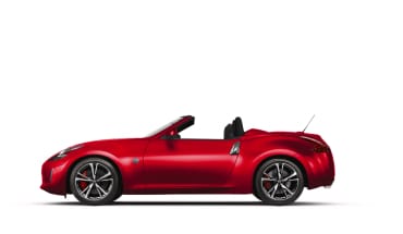 Red Nissan Certified Pre-Owned Convertible