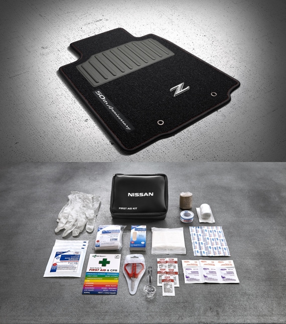 Nissan 370Z 50th Anniversary Edition Carpeted Floor and First-Aid Kit