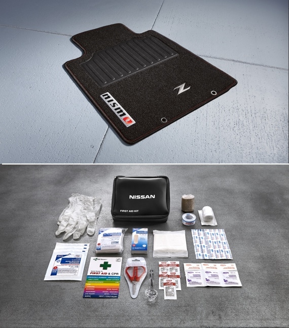 Nissan 370Z NISMO Carpeted Floor Mats and First-aid Kit