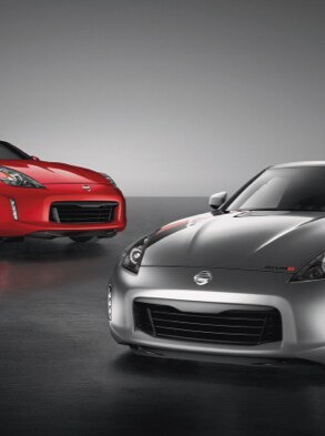 Red Nissan 370Z And Silver Nissan 370Z