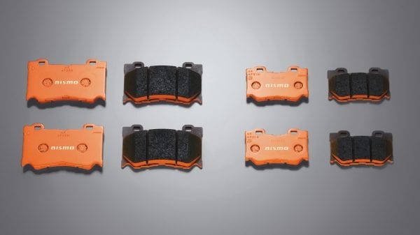 Nissan 370Z Roadster accessories NISMO brake pads front and rear