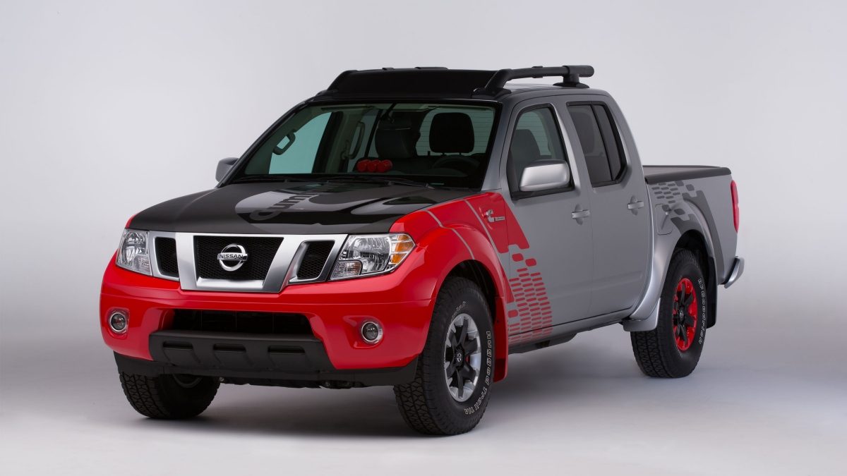 Front View of the Nissan Frontier Diesel Runner Project Truck