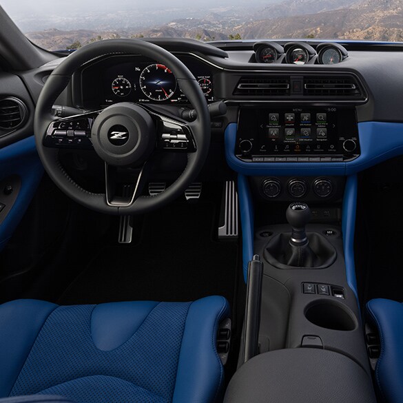 2023 Nissan Z Interior View Of Driver-Oriented Cockpit