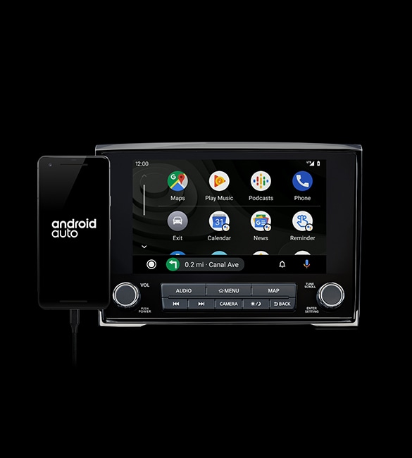 2021 Nissan TITAN Android Auto home screen
