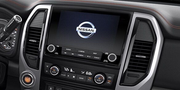 2021 Nissan TITAN NissanConnect 9 inch touch-screen display
