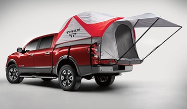 2023 Nissan TITAN bed tent.