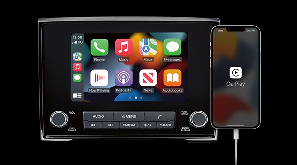 2023 Nissan TITAN Apple CarPlay® home screen.