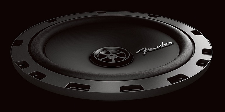 2024 Nissan TITAN showing Fender speaker