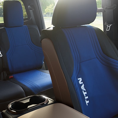 2024 Nissan TITAN wetsuit blue water resistant seat covers