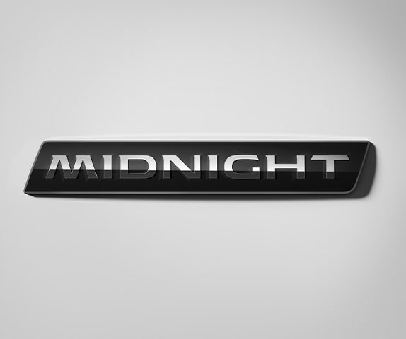 2024 Nissan TITAN Midnight Edition badging