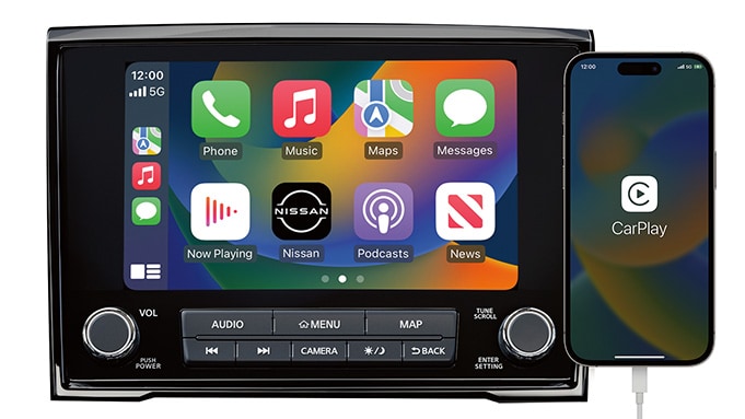 2024 Nissan TITAN Apple CarPlay® home screen