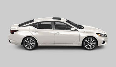 2022 Nissan Altima side view illustrating zone body construction. 