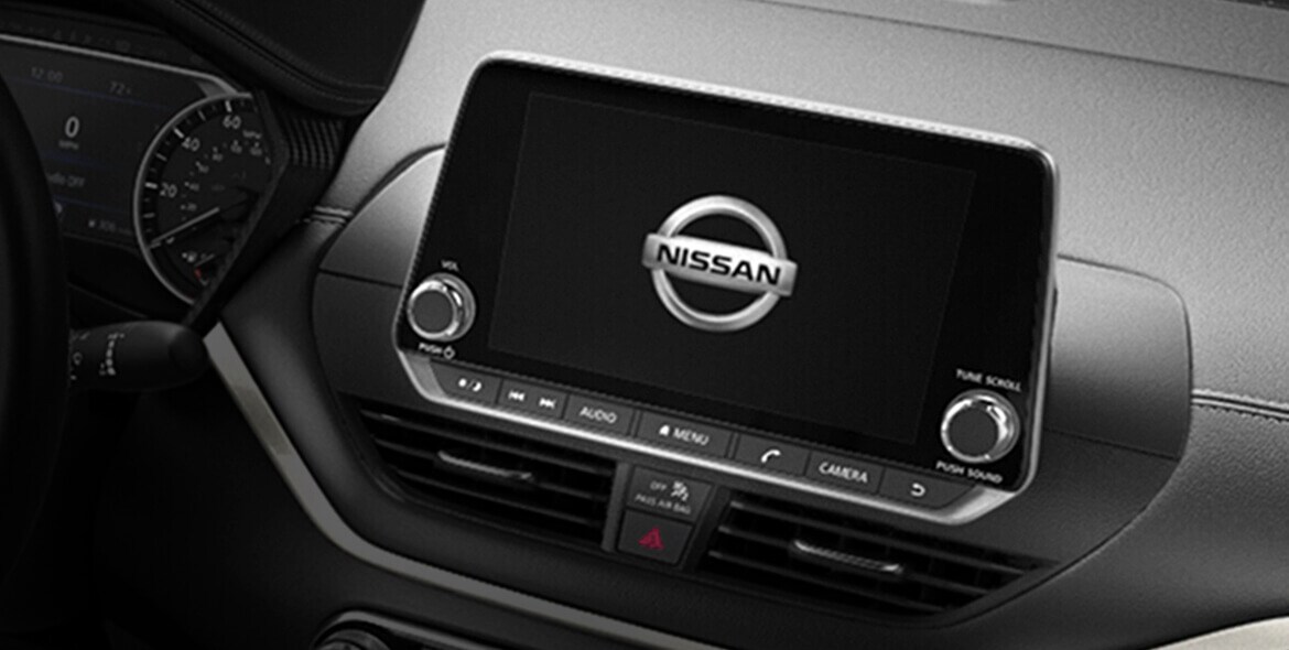 2022 Nissan Altima nissanconnect 8-inch touchscreen display.