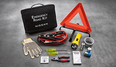 2023 Nissan Altima emergency road kit.