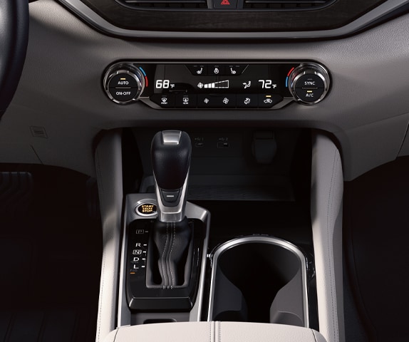 2024 Nissan Altima front console showing premium finishes