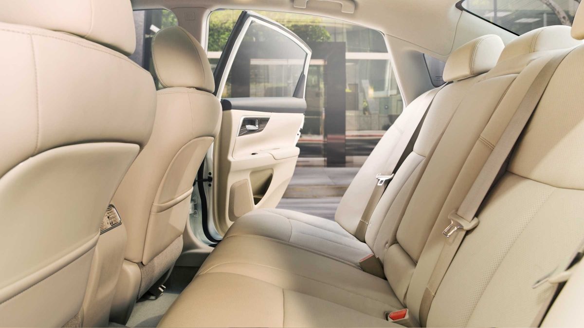 2014 Nissan Altima® 3.5 SL Sedan shown in Beige Leather.