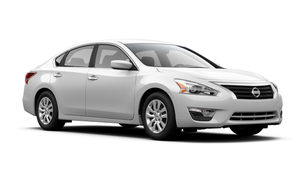 Front Passenger Side View of a 2013 Altima Shown in White