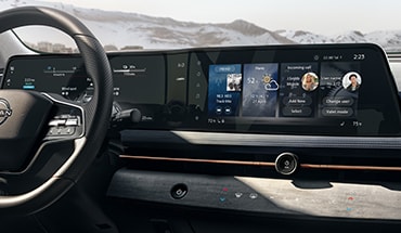 2023 Nissan Ariya 12-inch display to illustrate connectivity