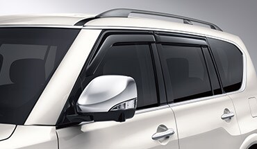 2022 Nissan Armada side-window deflectors.