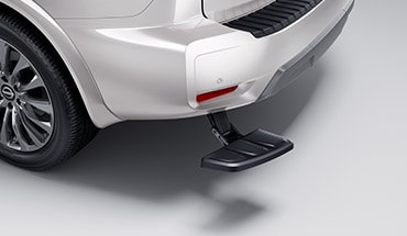 2023 Nissan Armada rear bumper step.