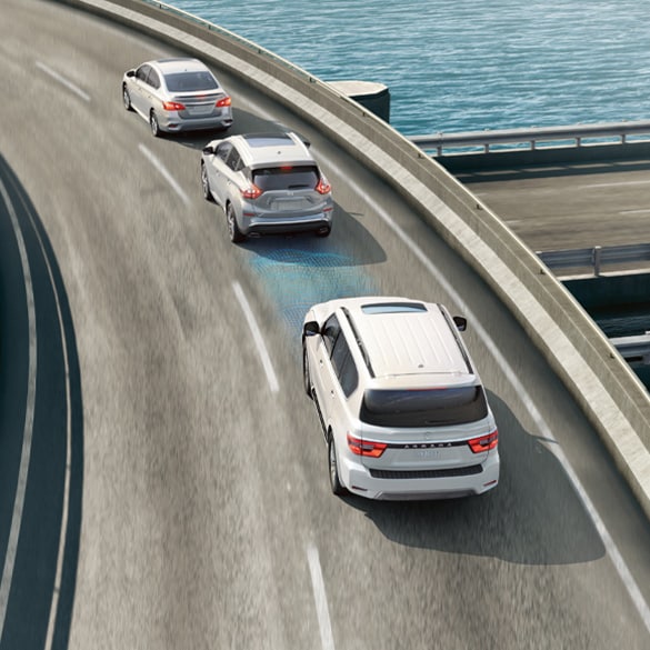 2024 Nissan Armada showing intelligent rearview mirror