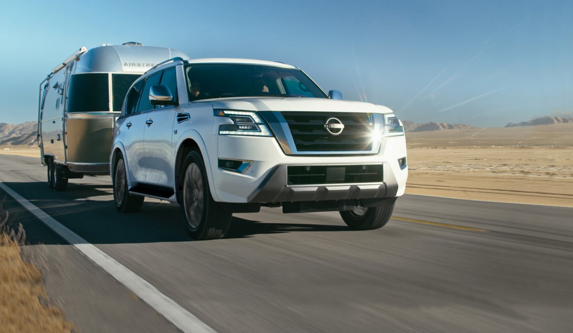 2024 Nissan Armada off-road capability and towing video