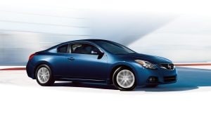 Nissan Altima® Coupe 2.5 S shown in Navy Blue