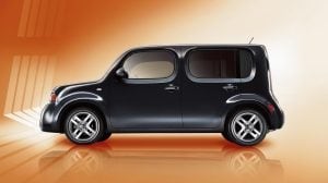 Nissan cube Exterior shown in Sapphire Black