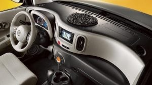 Nissan cube interior in Light Gray Cloth