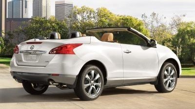 Nissan Murano Crosscabriolet Convertible, Side View, Shown in White