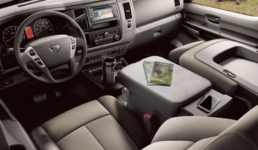 Nissan NV Passenger van interior